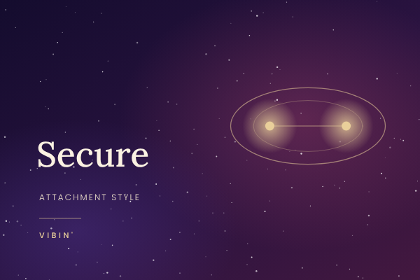 the word secure on a nights sky